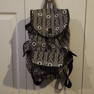 Aztec print backpack
